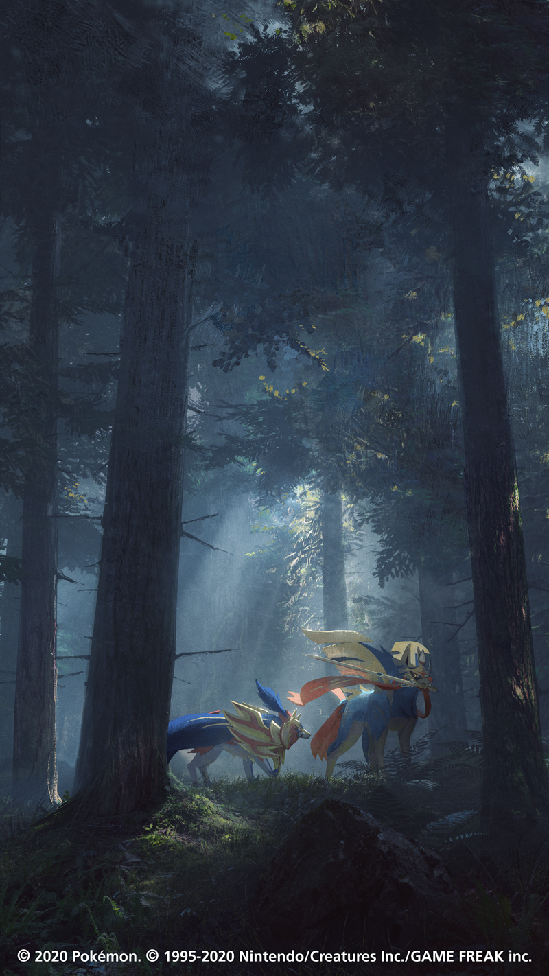 寶可夢官方發布精美壁紙 紀念《寶可夢：劍/盾》王冠雪原23日上線