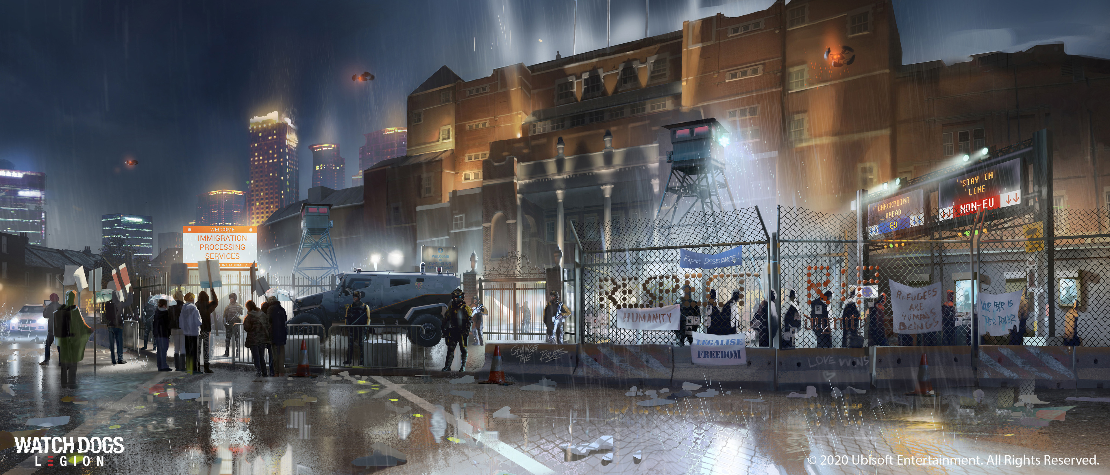 《看門狗：軍團》大量概念原畫賞析 飽覽近未來倫敦風光