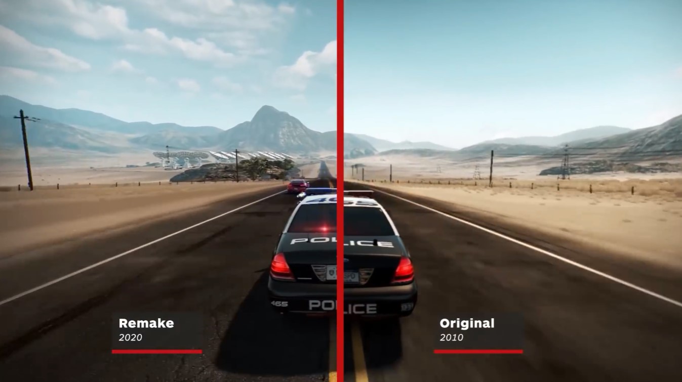《極速快感14：重製版》與原版實機對比 畫面提升巨大