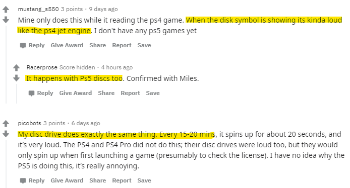 不少玩家反映PS5不玩遊戲也讀盤而且噪音較大
