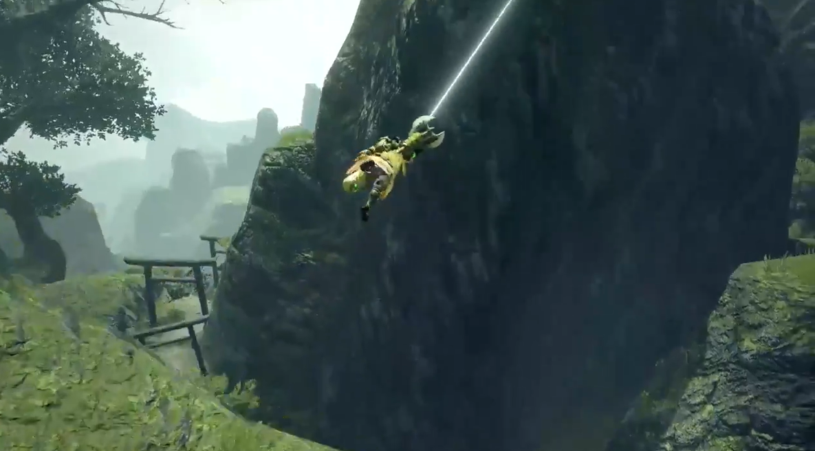 《魔物獵人：崛起》新演示：利用大翔蟲飛至遠處