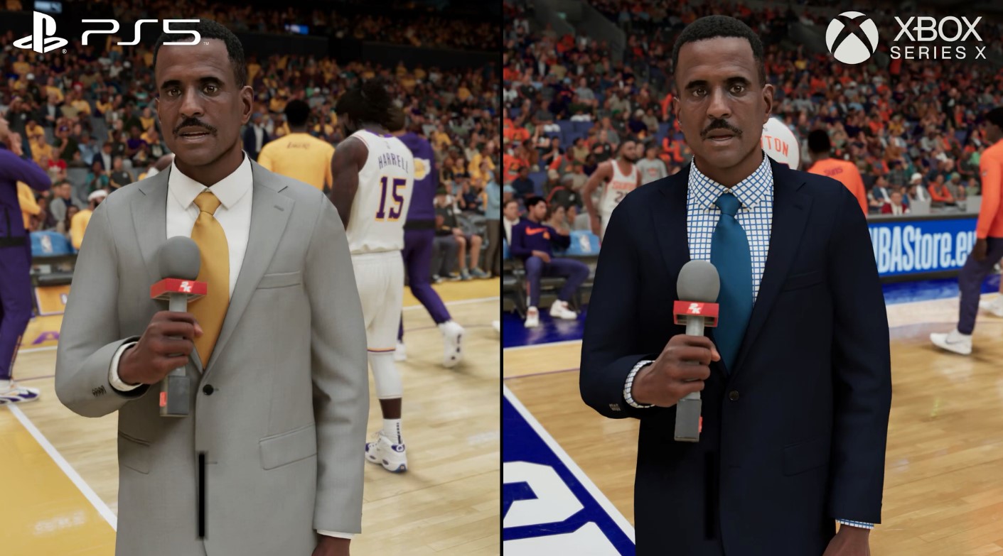 數毛社《NBA 2K21》PS5 vs XSX對比：XSX全景掉幀