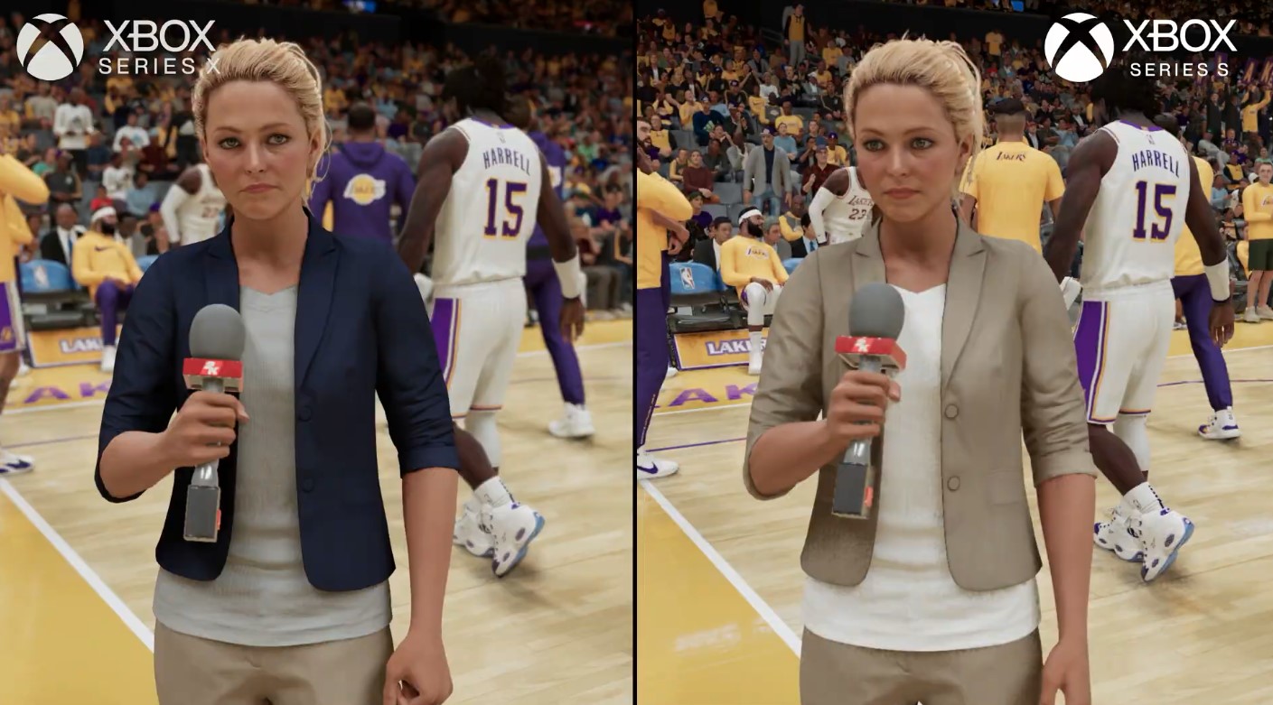 數毛社《NBA 2K21》PS5 vs XSX對比：XSX全景掉幀