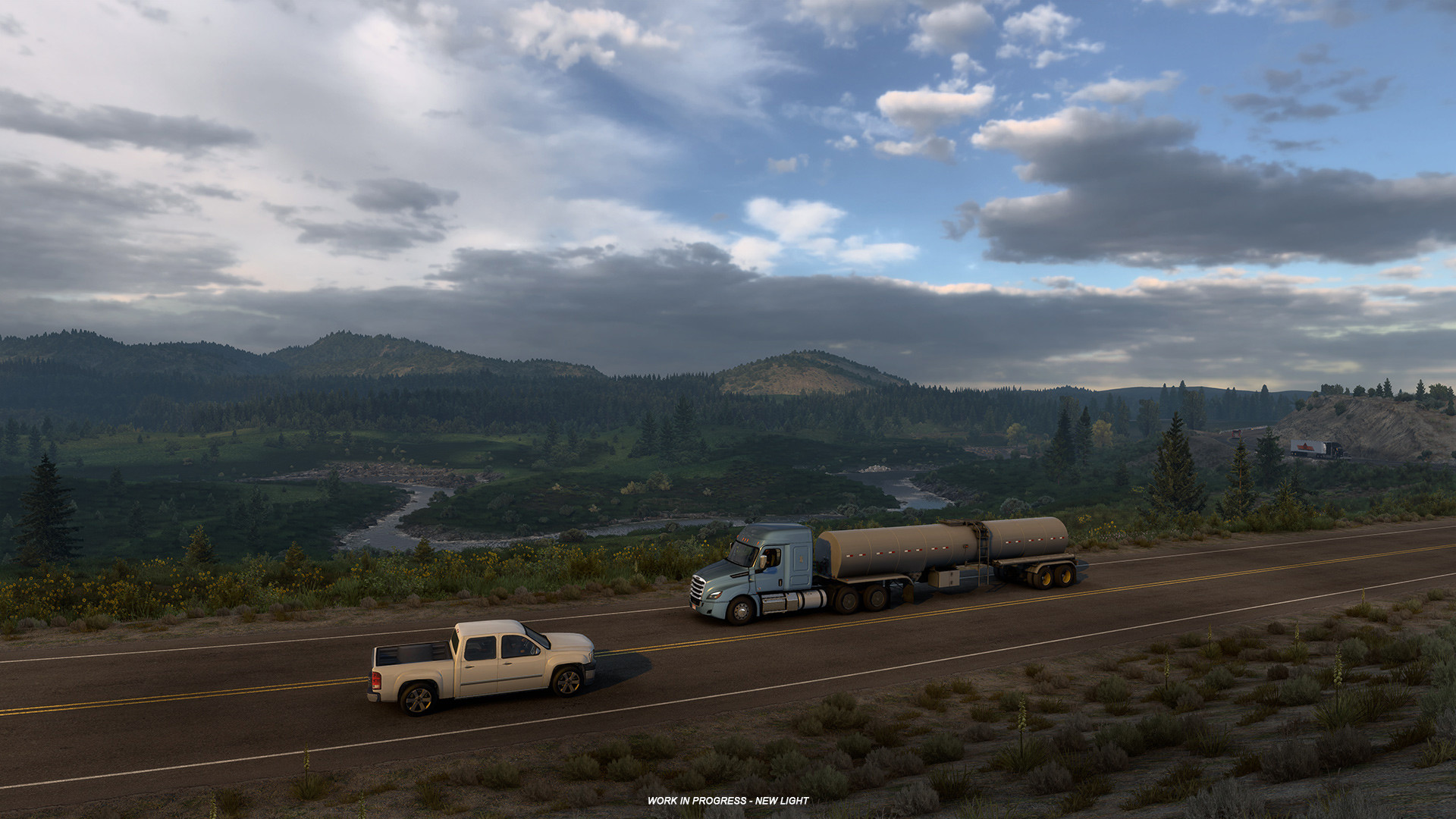 《美國卡車模擬》將駛向懷俄明州 視覺效果升級