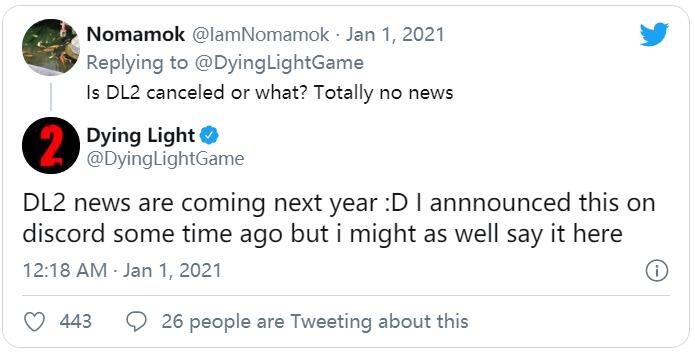 《垂死之光2》新情報將在2021年內公布