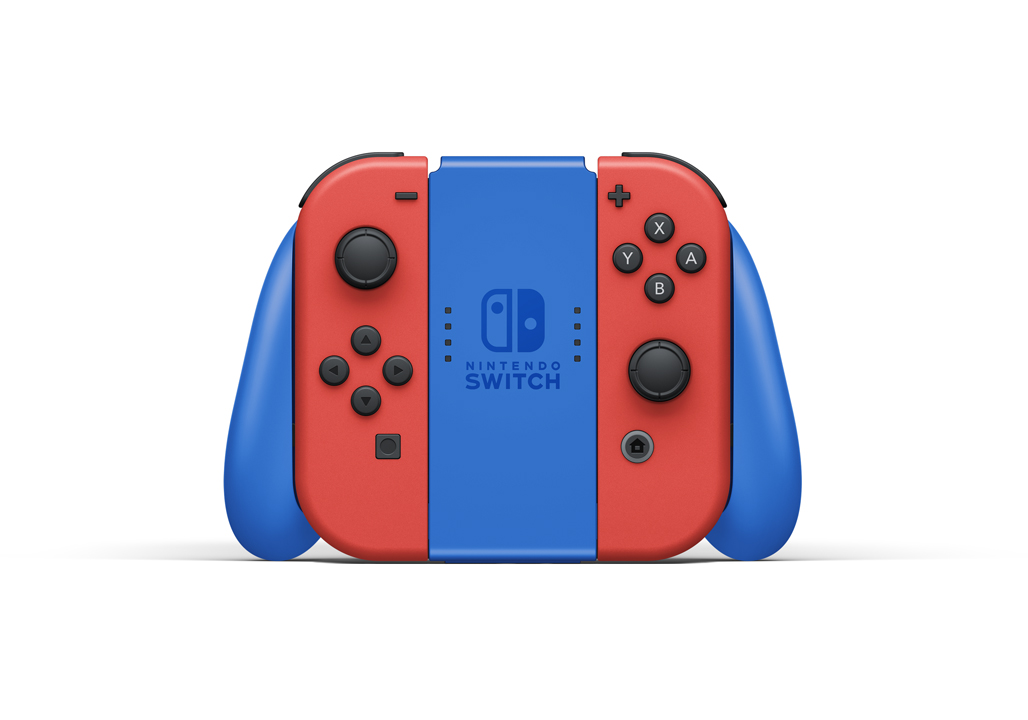任天堂推出瑪利歐亮麗紅藍配色Switch主機套裝