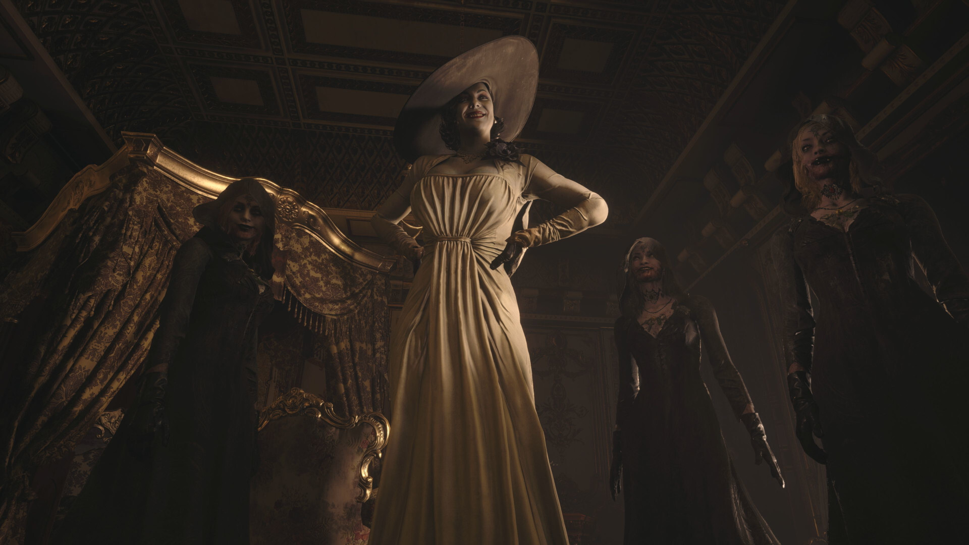 《惡靈古堡8》全新截圖公布 吸血鬼夫人性感亮相