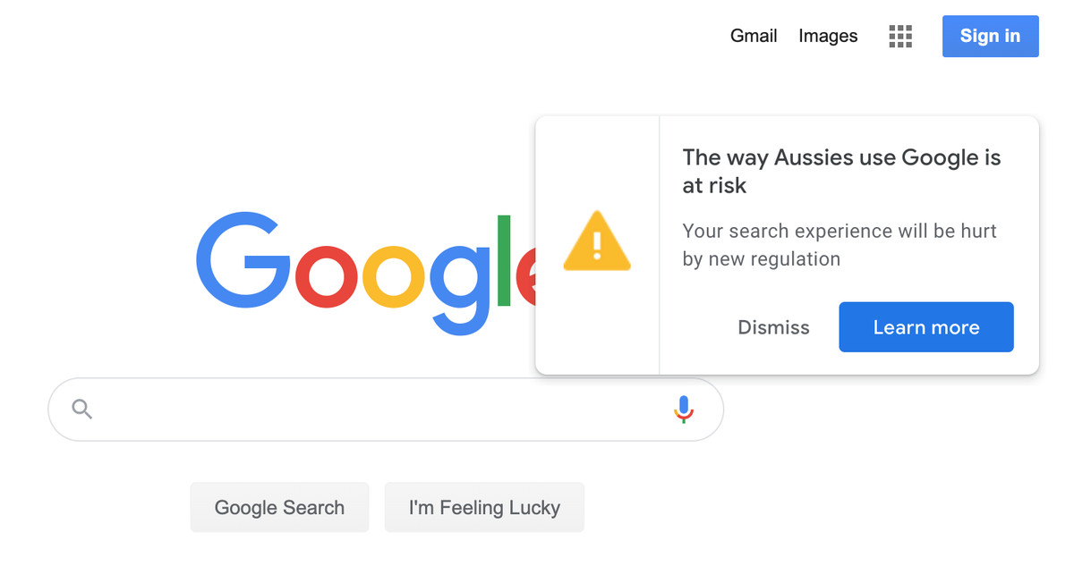 不滿澳大利亞新規 谷歌威脅澳政府將退出澳大利亞