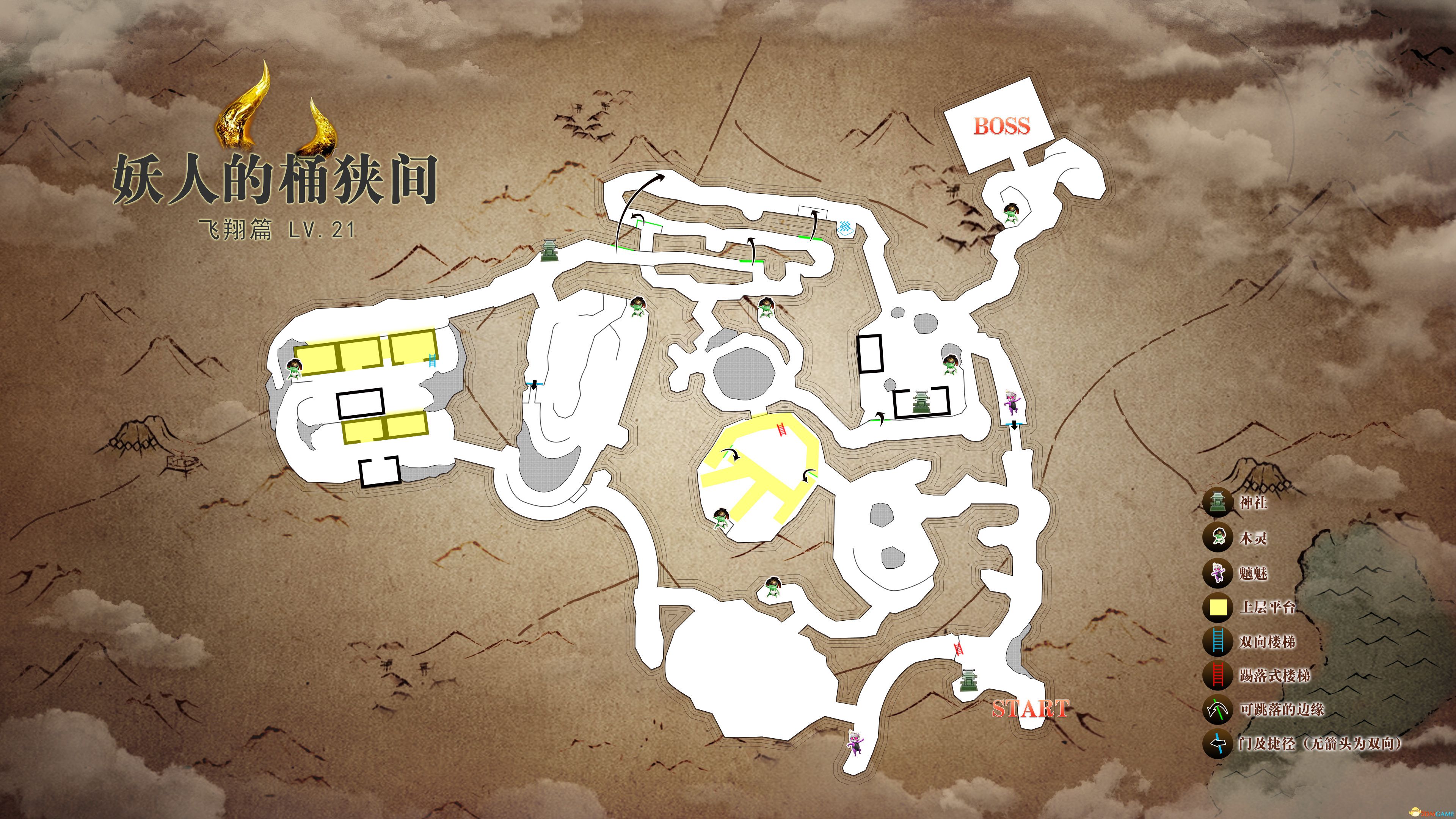 《仁王2》全木靈溫泉收集全隱藏道具收集 全要素標注地圖