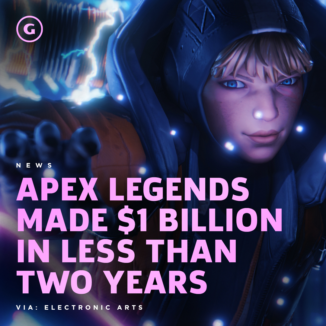 EA非常興奮 《Apex英雄》已經盈利10億美元！