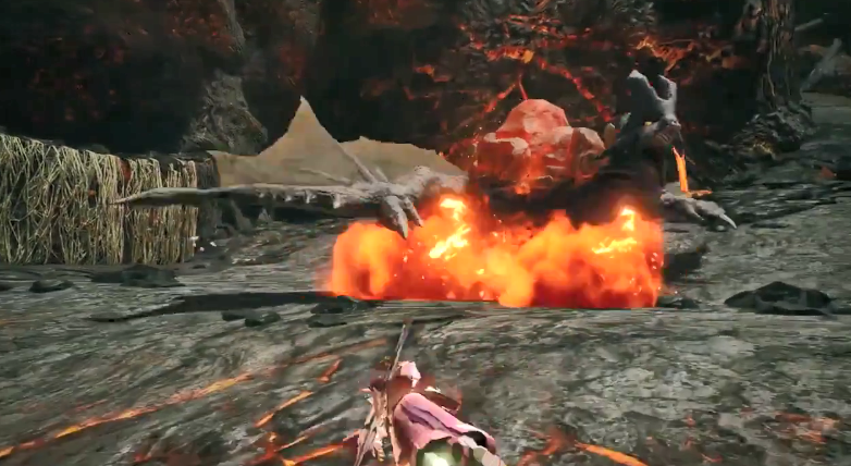 《魔物獵人：崛起》“岩龍”新演示 使用突進虐獵人