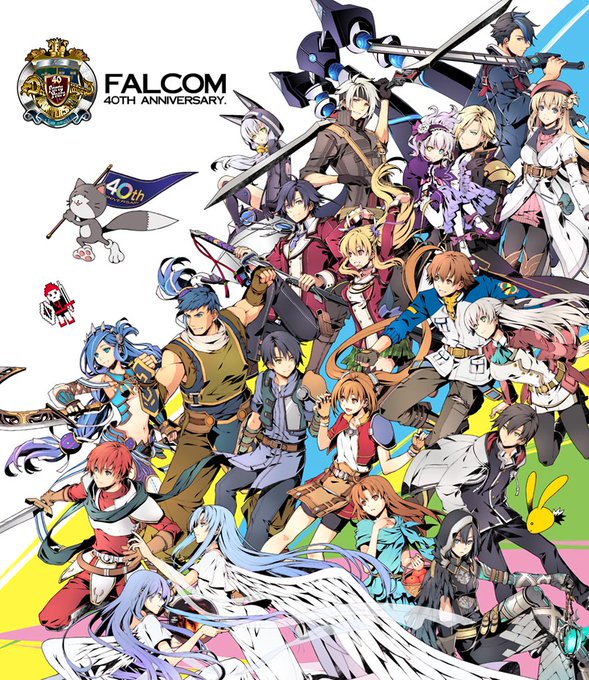 日本Falcom 40周年紀念官網上線 周邊商品、藝術視覺圖一並公布