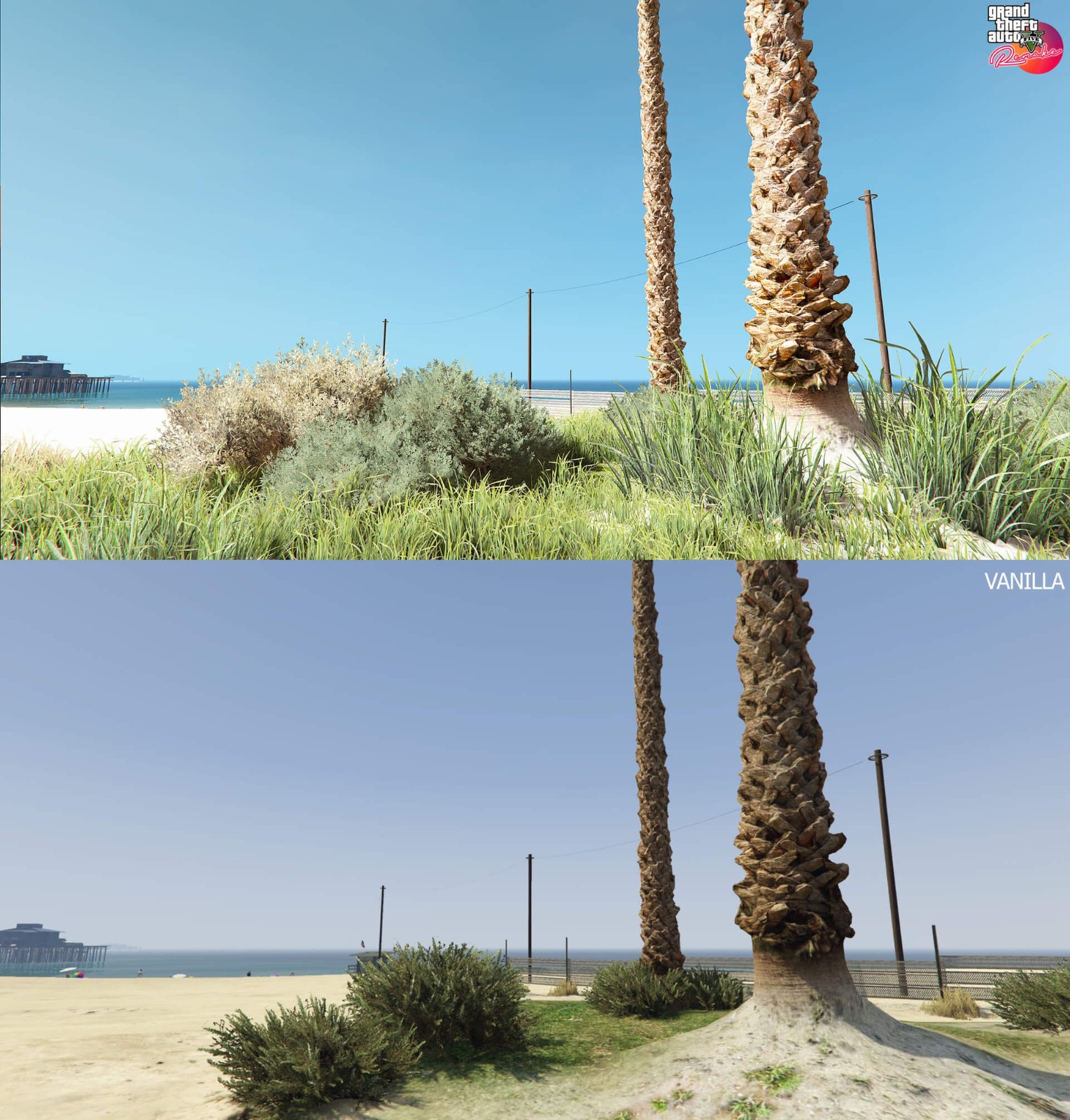 《俠盜獵車手5》重製Mod演示 遊戲畫面脫胎換骨