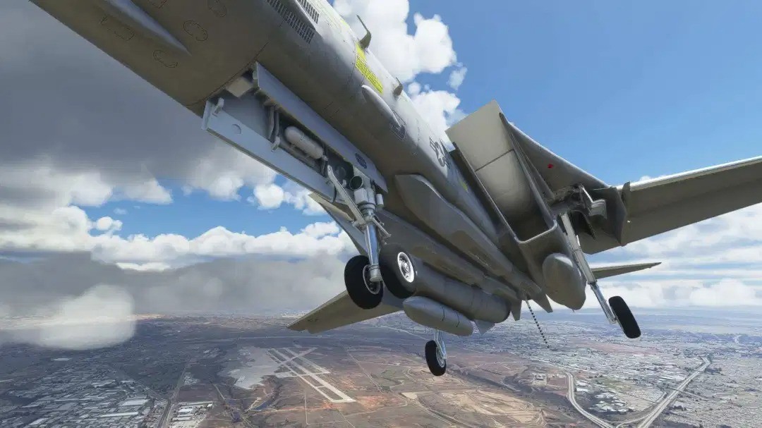 《微軟飛行模擬》F-14新截圖 倫敦牛津機場公布
