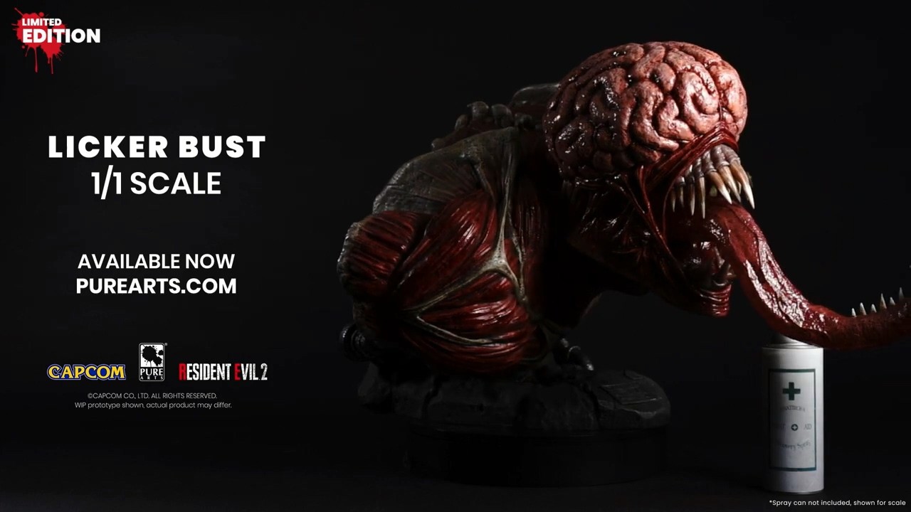 《惡靈古堡2》舔食者1:1雕塑公布 900美元限量100個