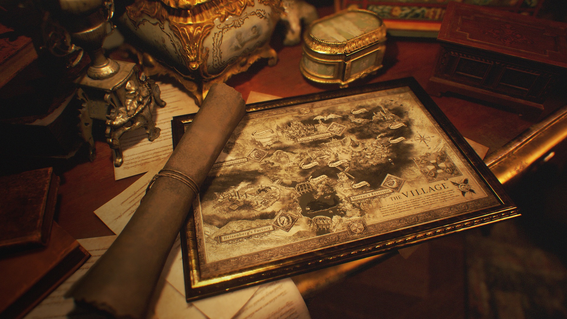 《惡靈古堡8》遊戲地圖公布 米拉達肖像公開