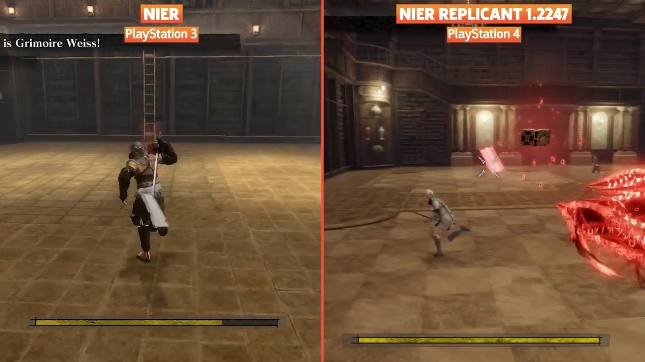 《尼爾》PS3和《尼爾：偽裝者》PS4畫面對比視頻