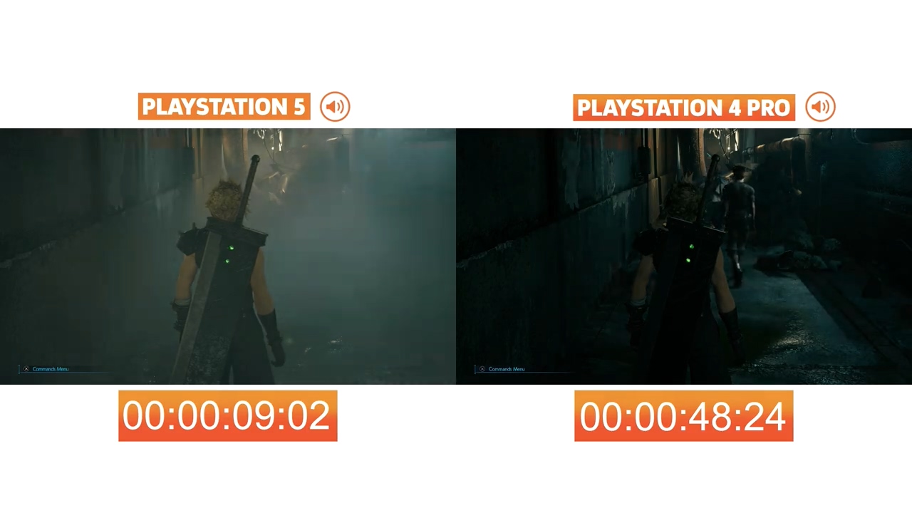 《太空戰士7：重製版》PS5、PS4版對比 遊戲載入快5倍