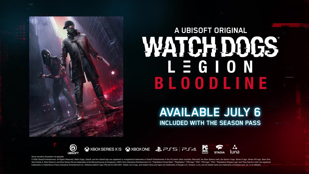 E3 2021：《看門狗：軍團》DLC“血統”7月6日推出