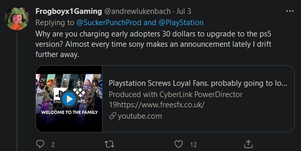 《對馬戰鬼：導演剪輯版》PS4升PS5還需10美元 引玩家不滿紛紛聲討