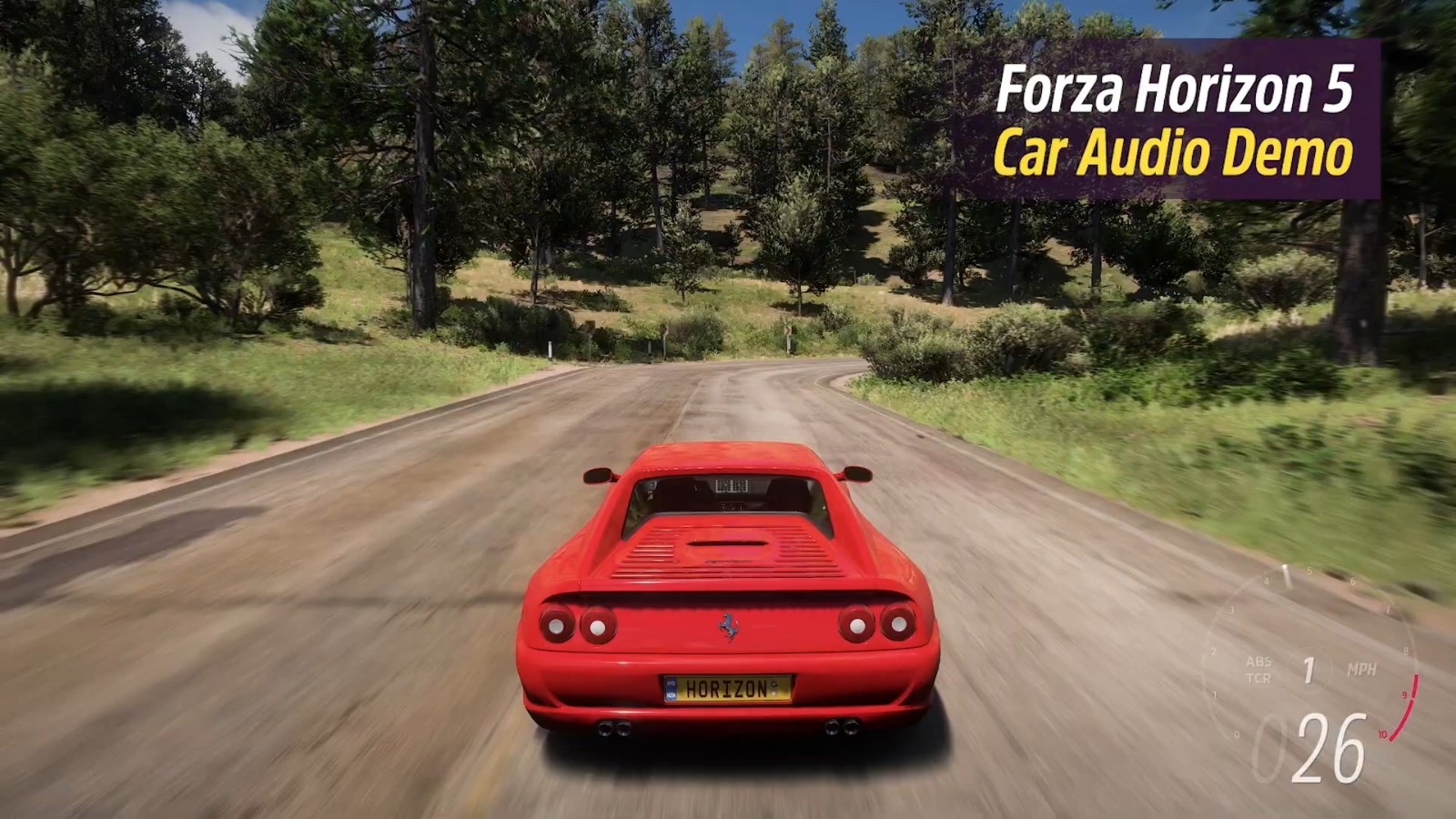 《極限競速：地平線5》全新演示 展示遊戲內汽車音效