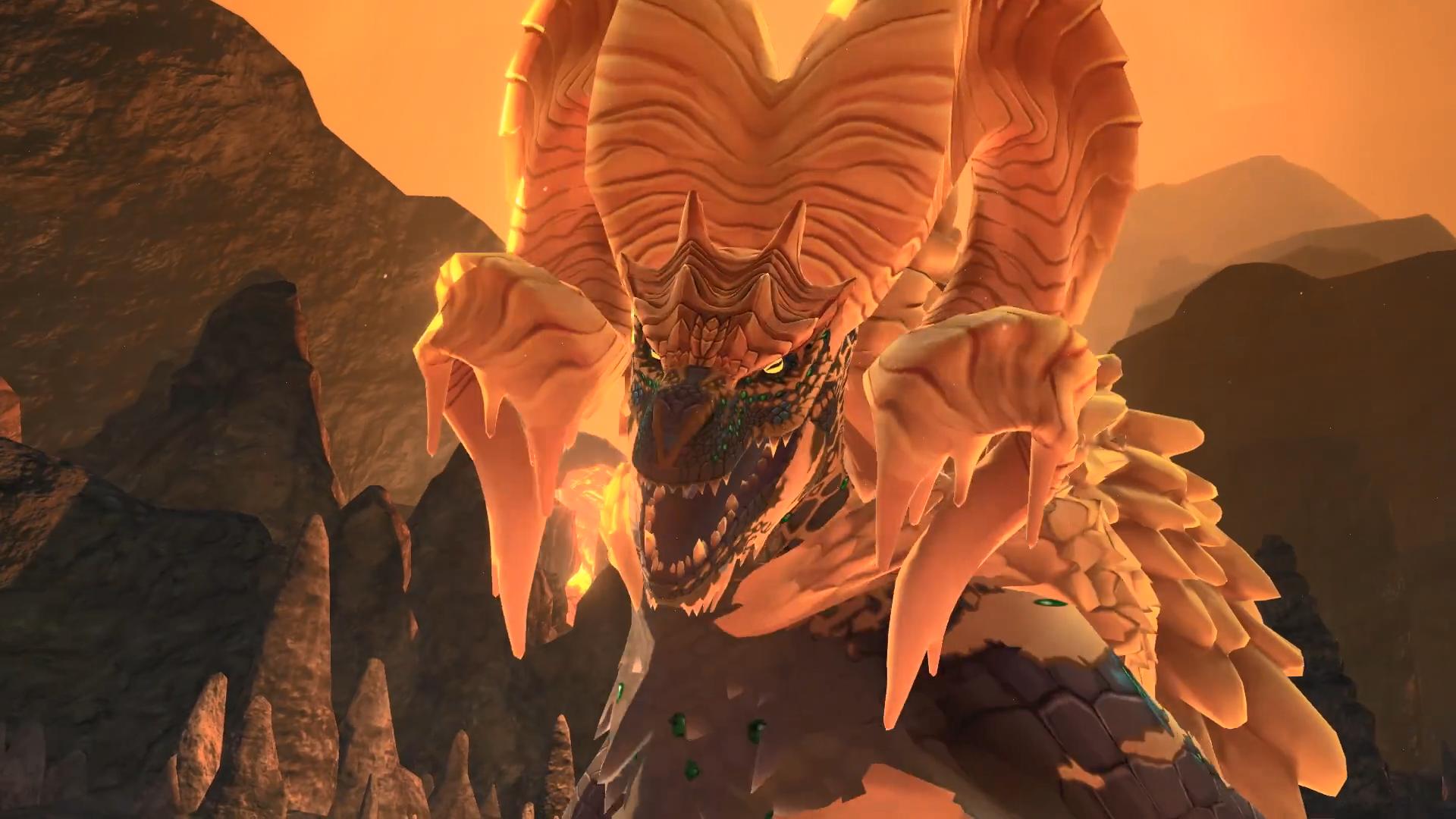 《魔物獵人物語2：毀滅之翼》第2彈免費更新8月5日上線 共鬥怪物絢輝龍登場