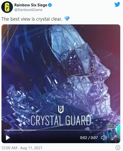 育碧公布《虹彩六號：圍攻》Y6S3 Crystal Guard（水晶衛士）