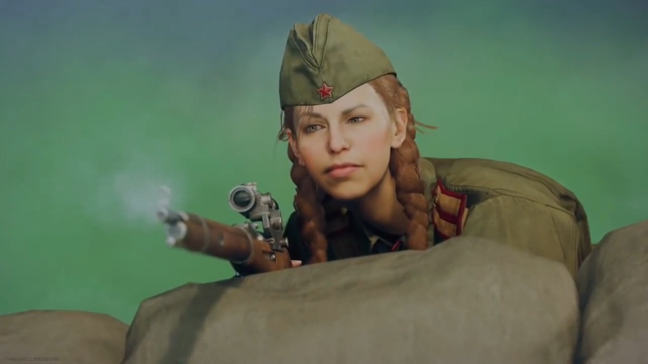 《決勝時刻18》預熱視頻上線 蘇聯女狙擊手一槍爆頭