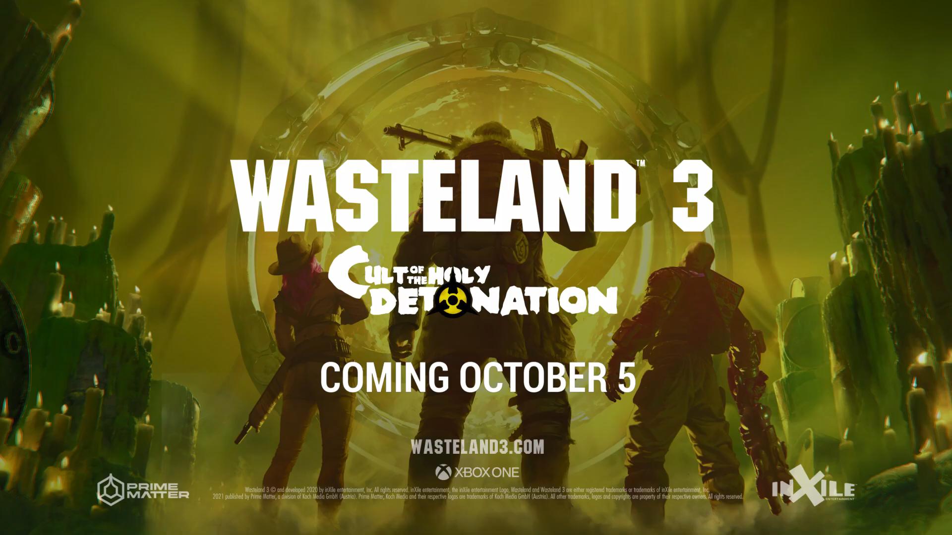 《廢土3》新DLC神聖大爆炸邪教 10月5日正式發售