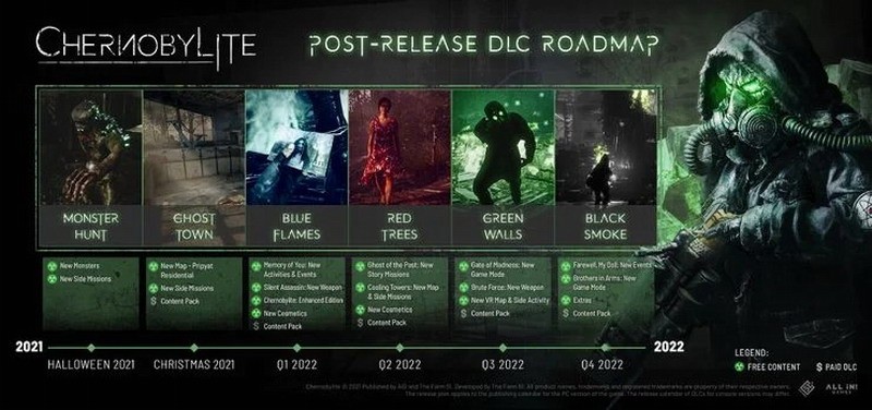 《車諾比人》全新預告 後續DLC計劃圖公布