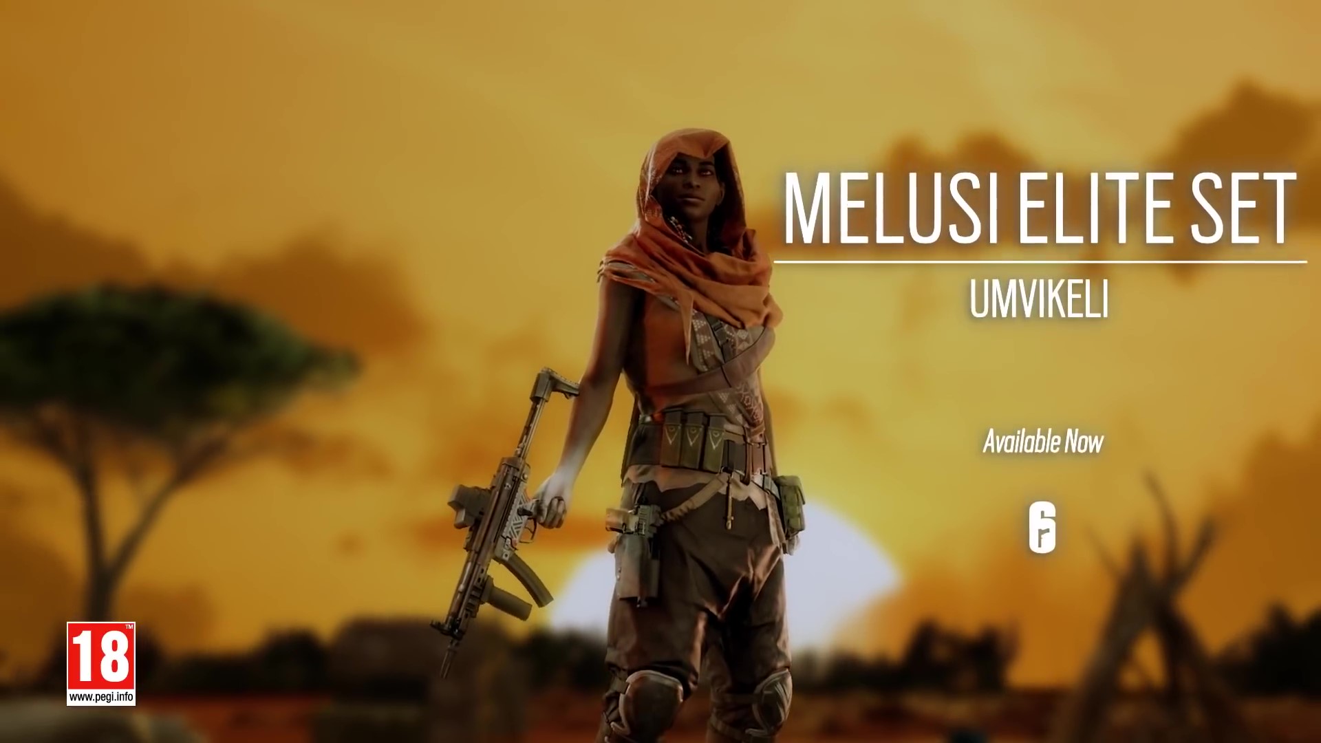 《虹彩六號：圍攻》Melusi 精英皮膚預告 英勇的非洲女戰士