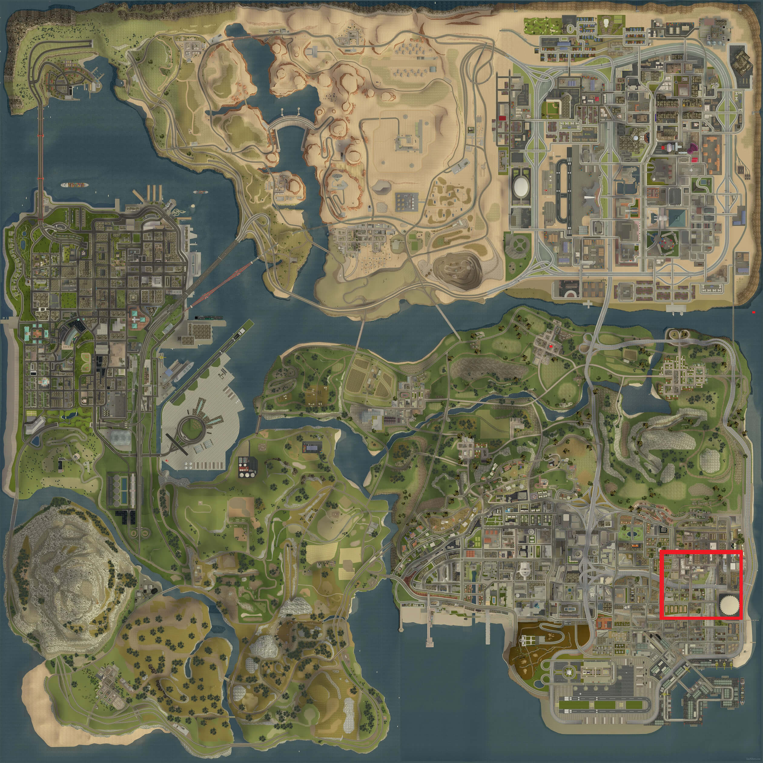 有人利用《極地戰嚎5》地圖編輯器 重製《GTA：SA》