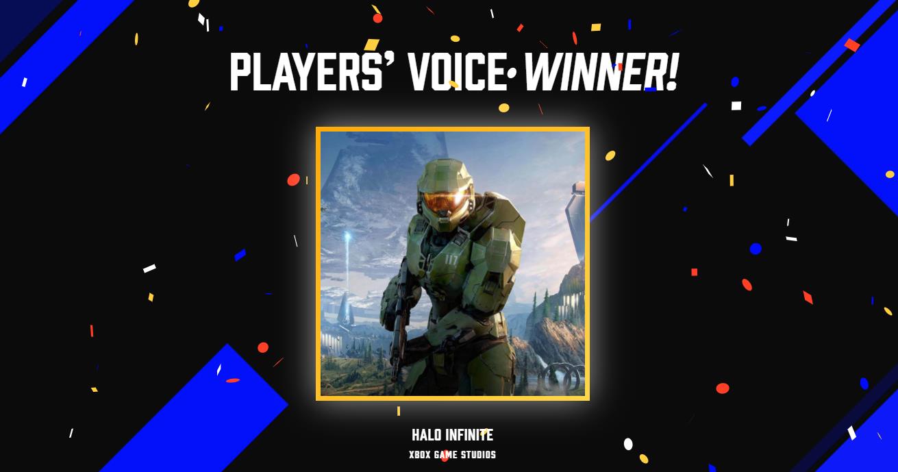 TGA2021玩家投票獎項確定 《最後一戰：無限》斬獲“玩家之聲”獎