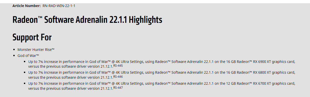 AMD發新顯卡驅動 《戰神4》最多可有7%的性能提升