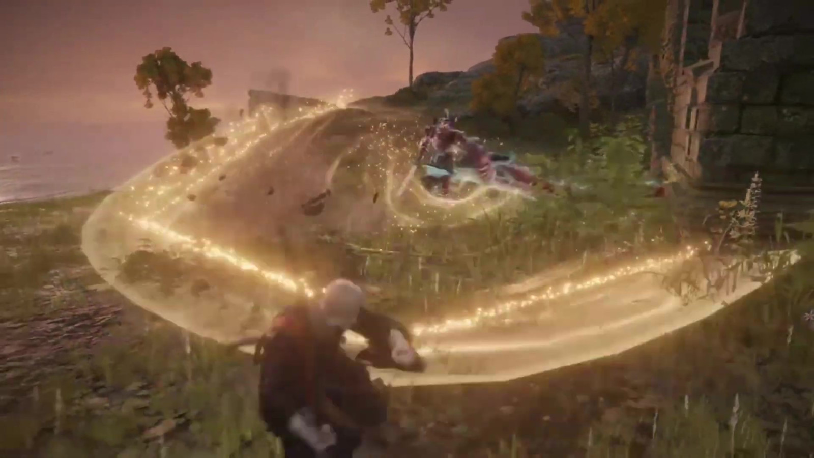 《艾爾登法環》新視頻 熔爐騎士一記“神龍擺尾”
