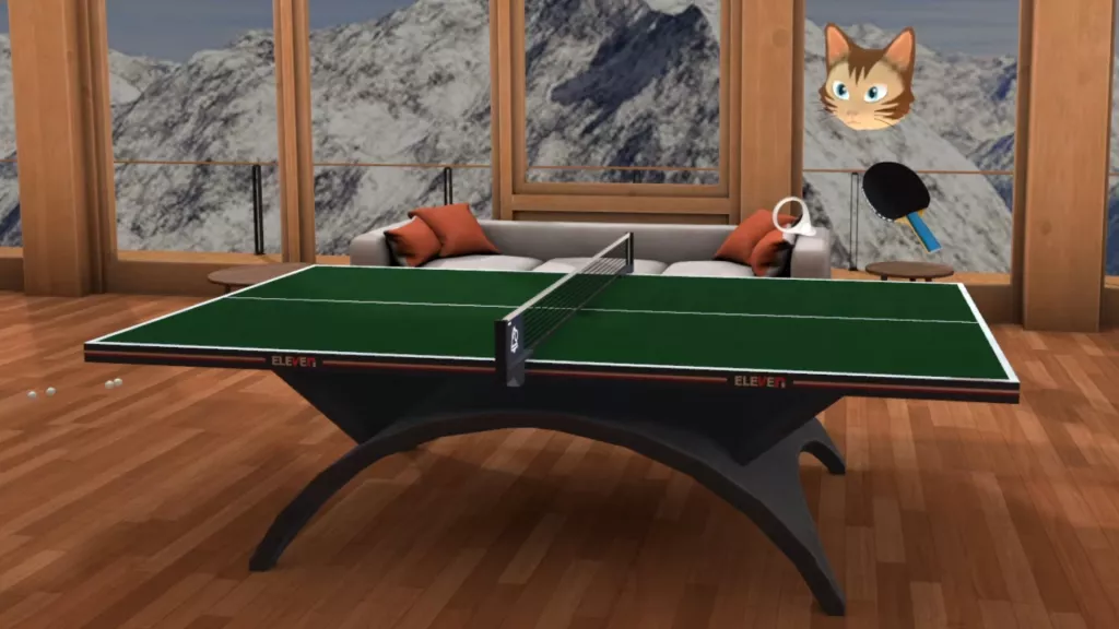 傳聞 乒乓球模擬器《Eleven Table Tennis》將登陸PSVR2