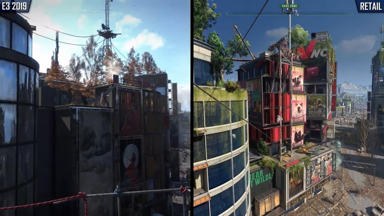 《垂死之光2》E3預告與正式版對比 正式版縮水