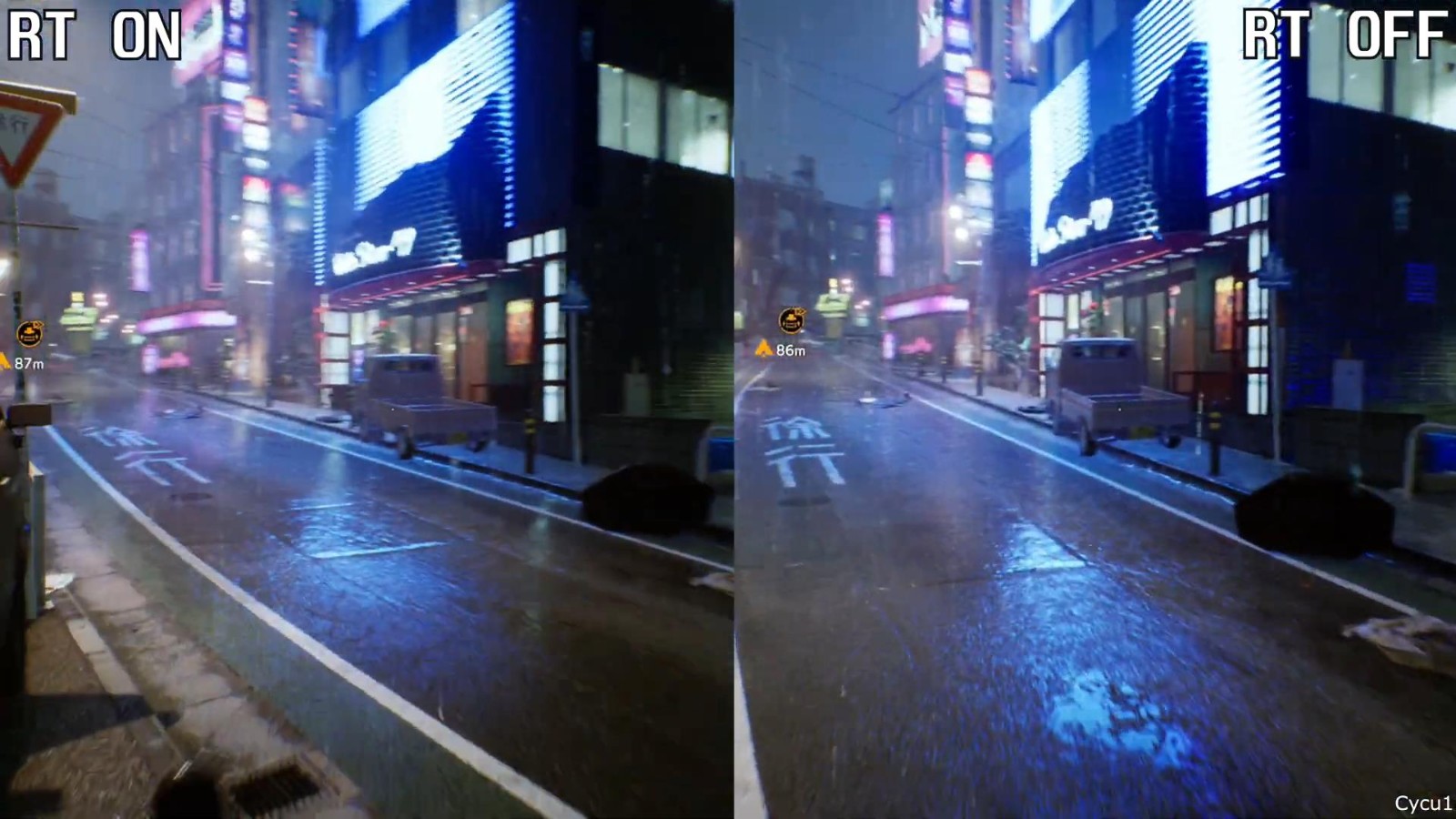 《幽靈線：東京》PS5版光追開/關對比 差別大？