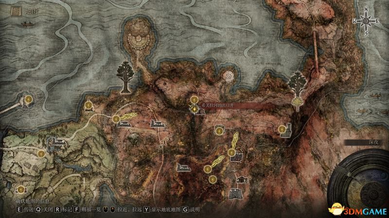 《艾爾登法環》地下世界攻略地圖指引 希夫拉河安瑟爾河深根底層攻略