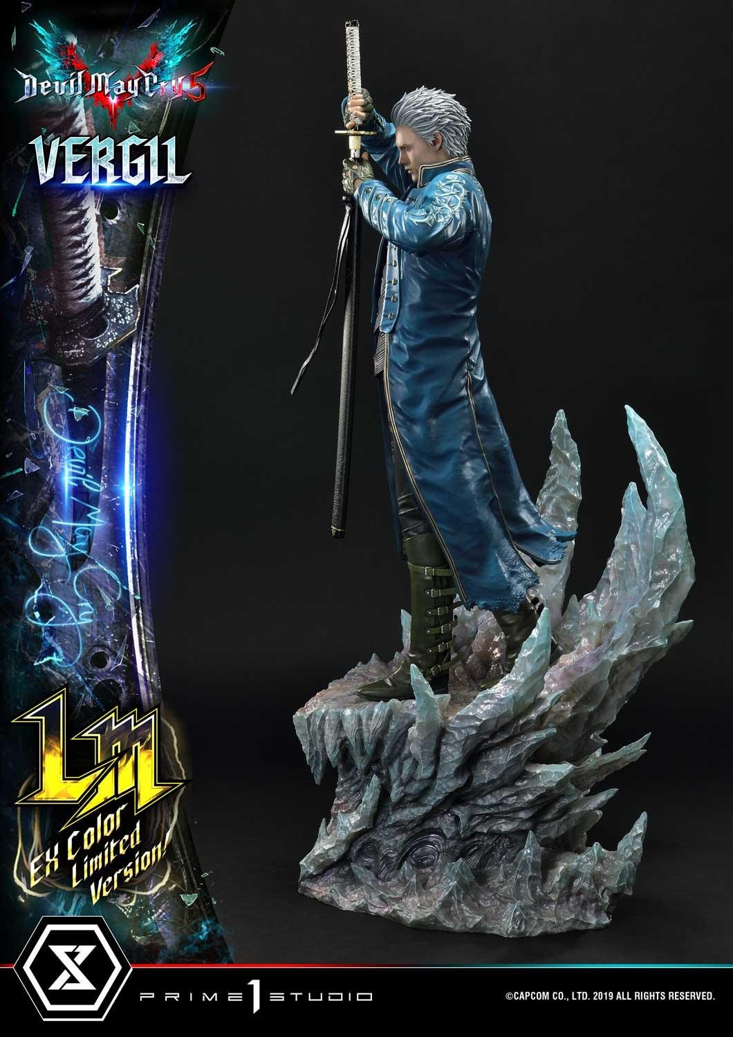 《惡魔獵人5》維吉爾高端雕像 全高77厘米全球限量350個