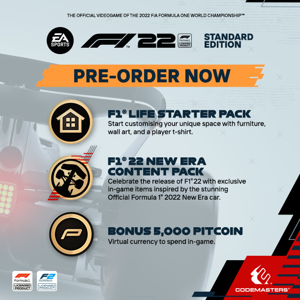 《F1 2022》Steam 248元 支持簡中和中文配音、PC配置公開