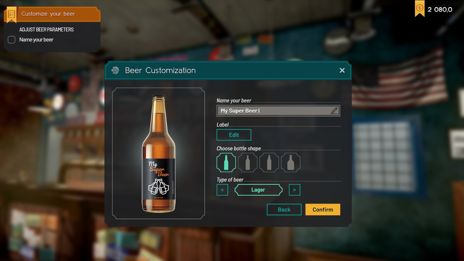 模擬新作《酒館模擬器》上架Steam 支持簡體中文