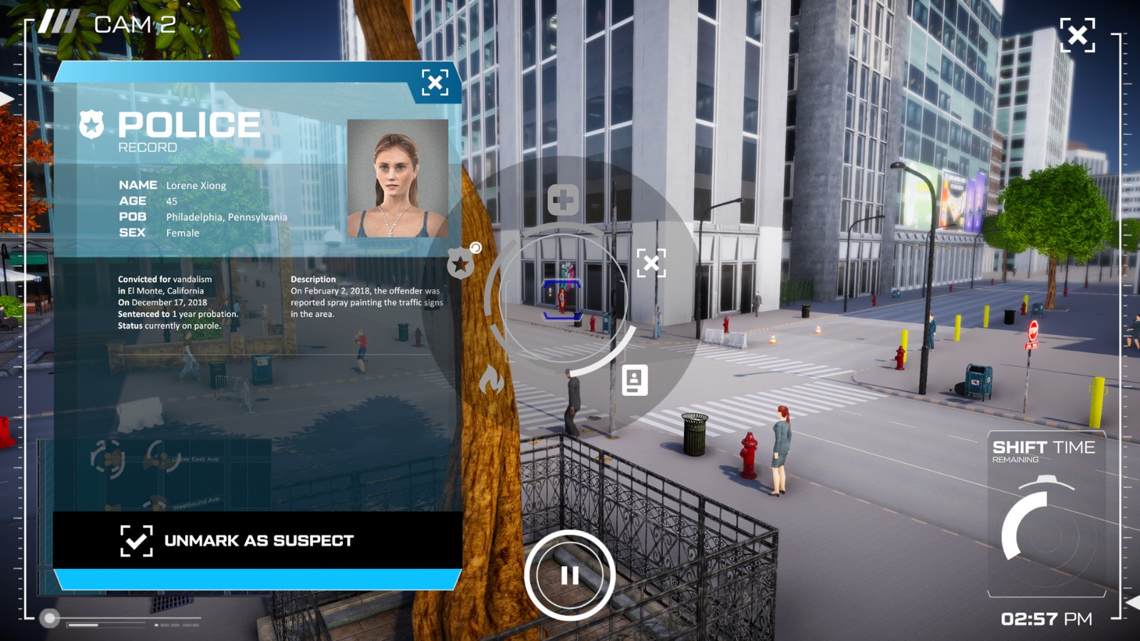 模擬遊戲《城市之眼》即將發售 監控整個城市抓捕罪犯