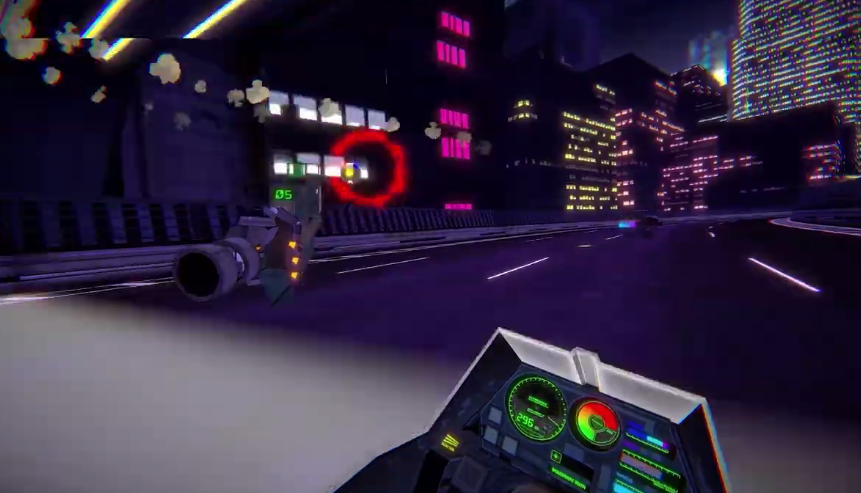VR射擊競速新遊《RUNNER》新預告 90年代動畫風格