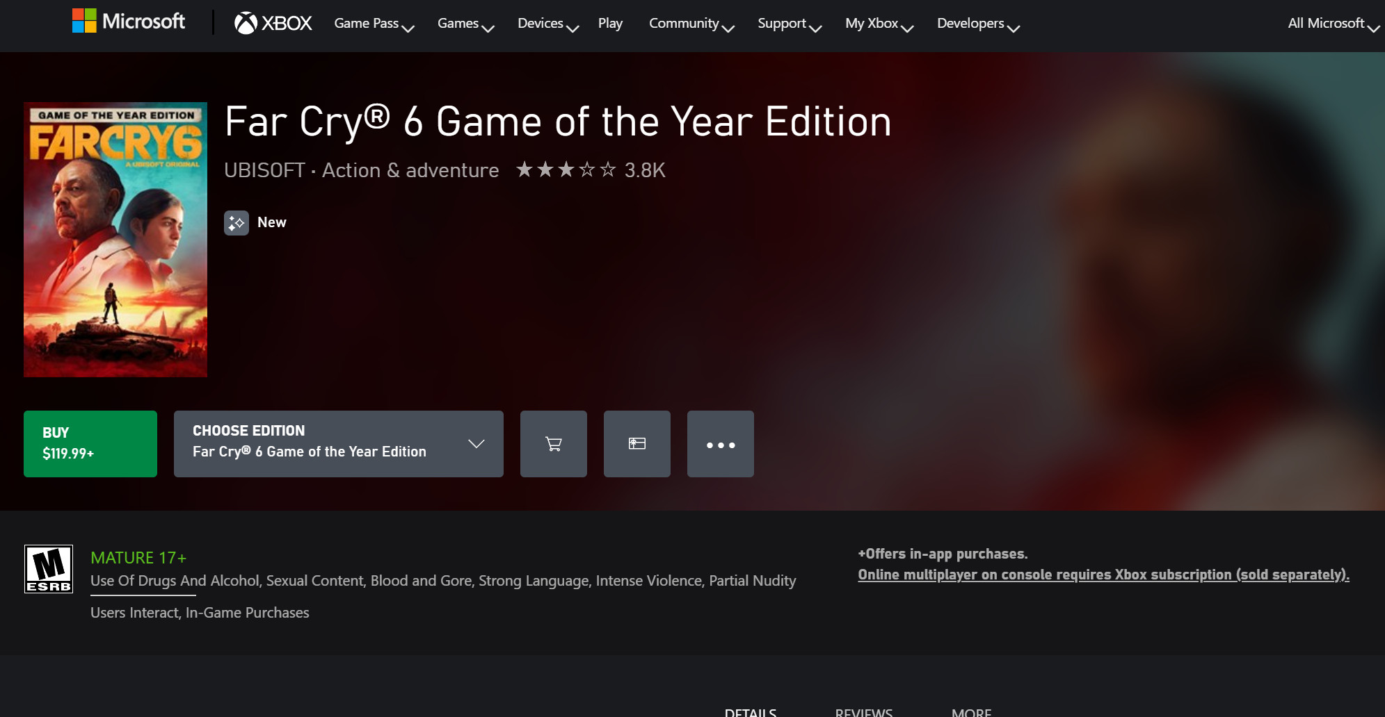 《極地戰嚎6：年度版》推出 售價120美元