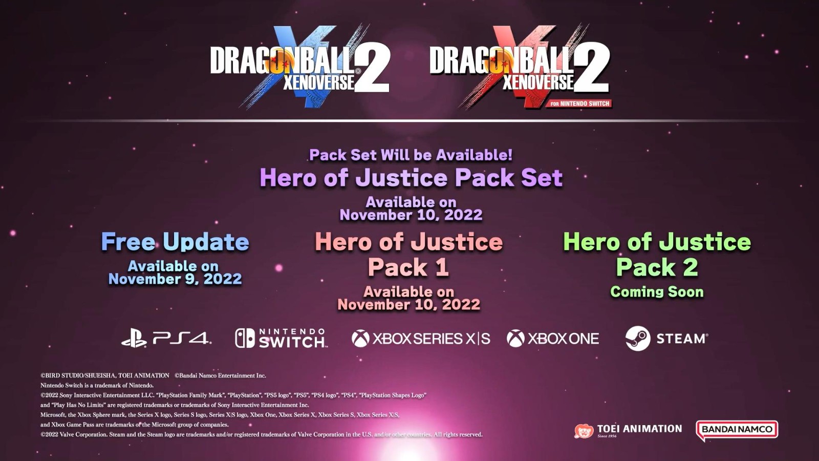 《七龍珠：異戰2》DLC“正義英雄包”發售預告 11月10日推出