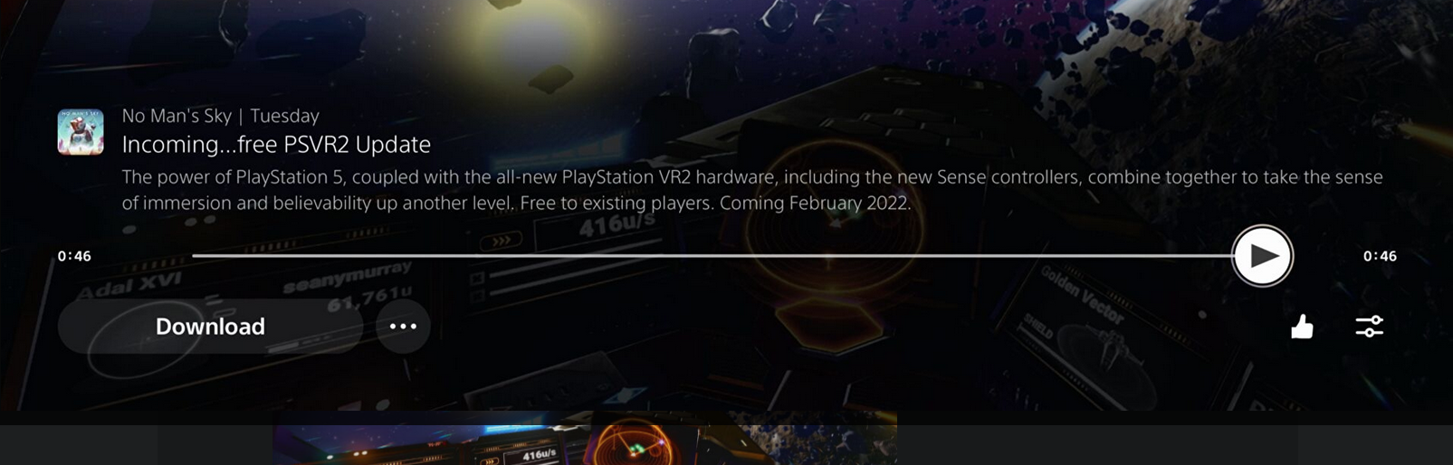 《無人深空》免費PSVR 2更新將於明年硬體首發同步推出