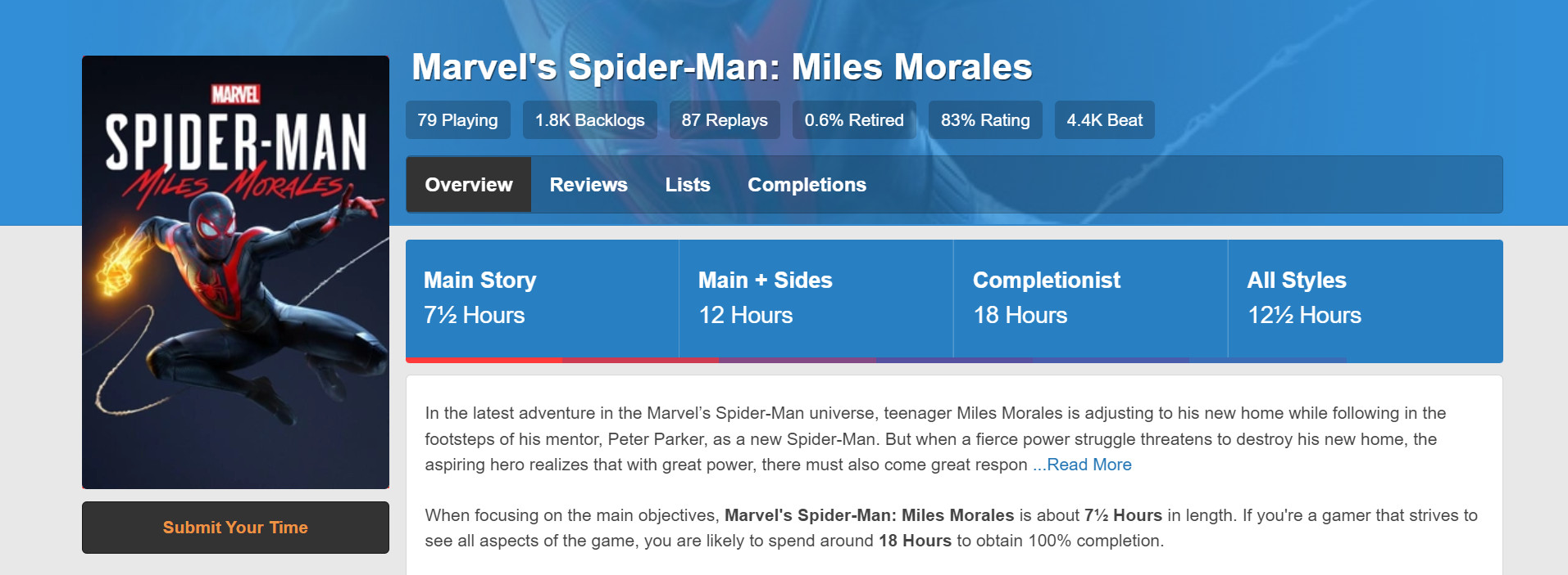 《漫威蜘蛛人：邁爾斯》現已發售 Steam特別好評