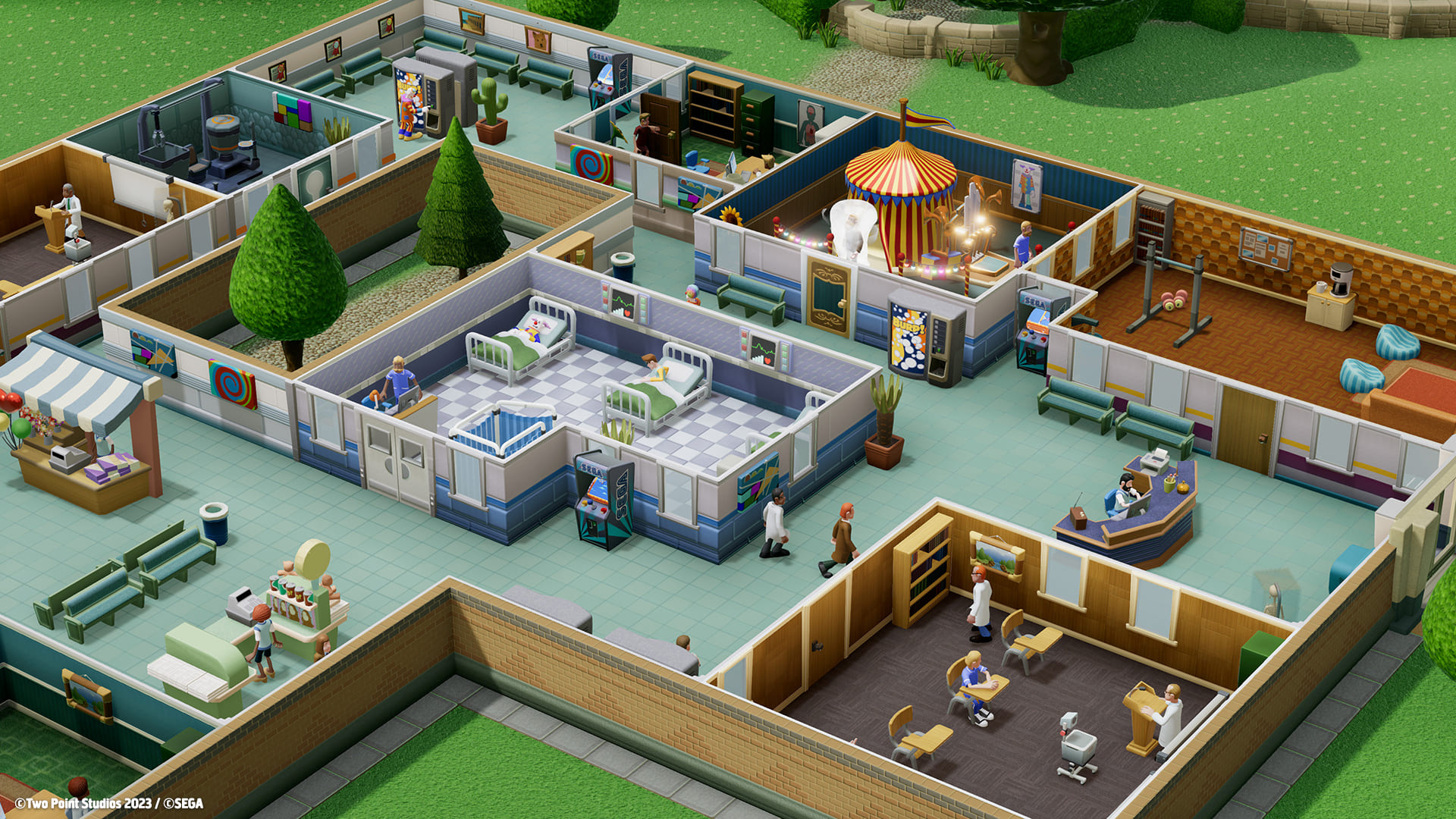 熱門模擬經營遊戲《雙點醫院》現已上線蒸汽平台！