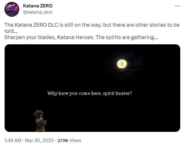 《武士刀零》故事DLC開發中 發售日期待定